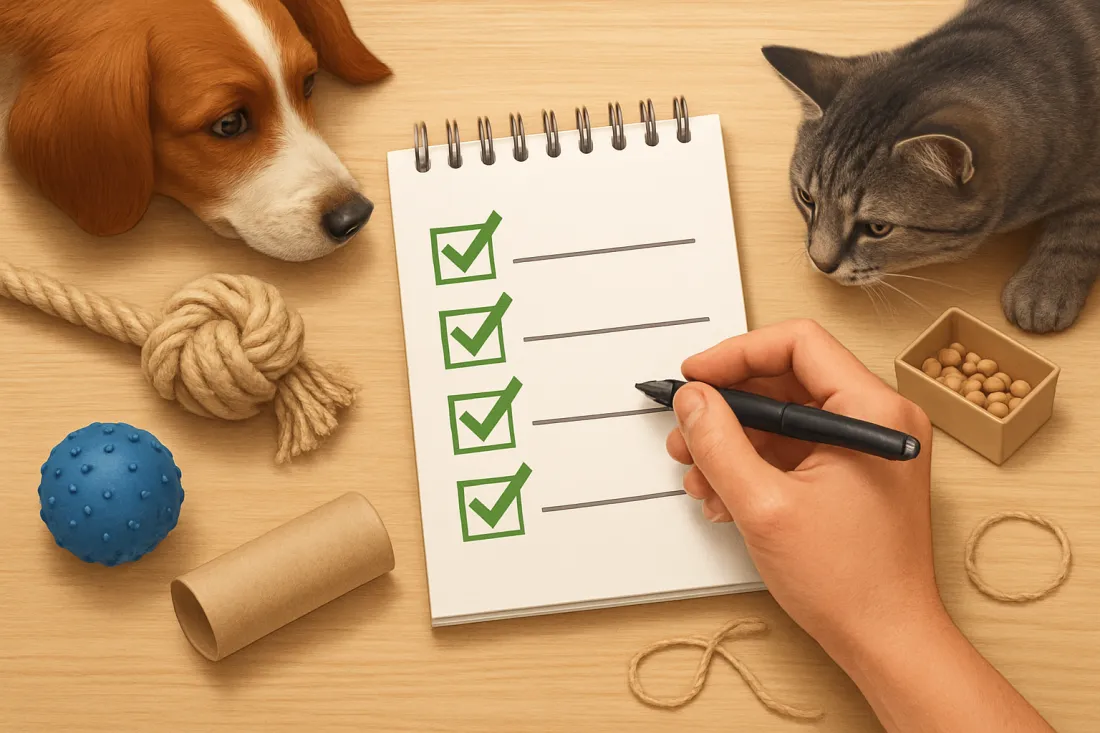 Cheap ways to entertain your dog or cat at home: practical checklist before acting