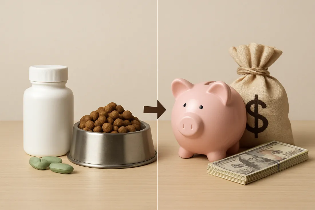 Budgeting for chronic illness vet bills: visual comparison of options