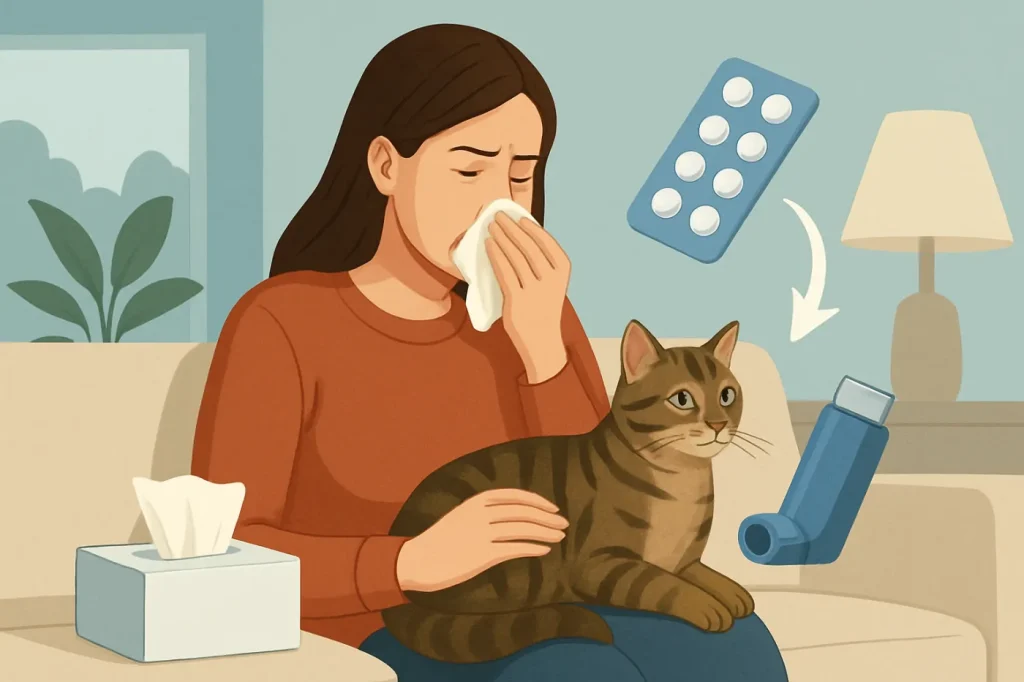 How to live with cat allergies and keep your cat: practical guide illustration