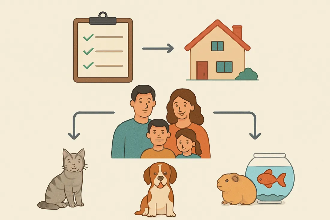 What kind of pet is right for my family: diagram of key elements