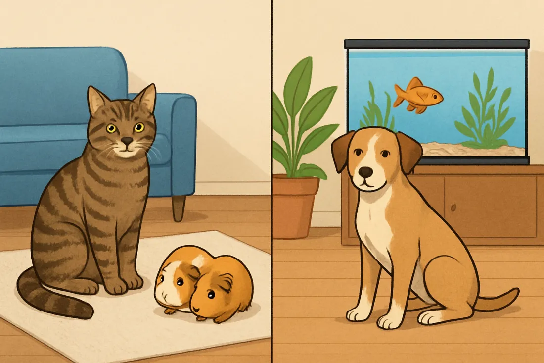 What kind of pet is right for my family: visual comparison of options