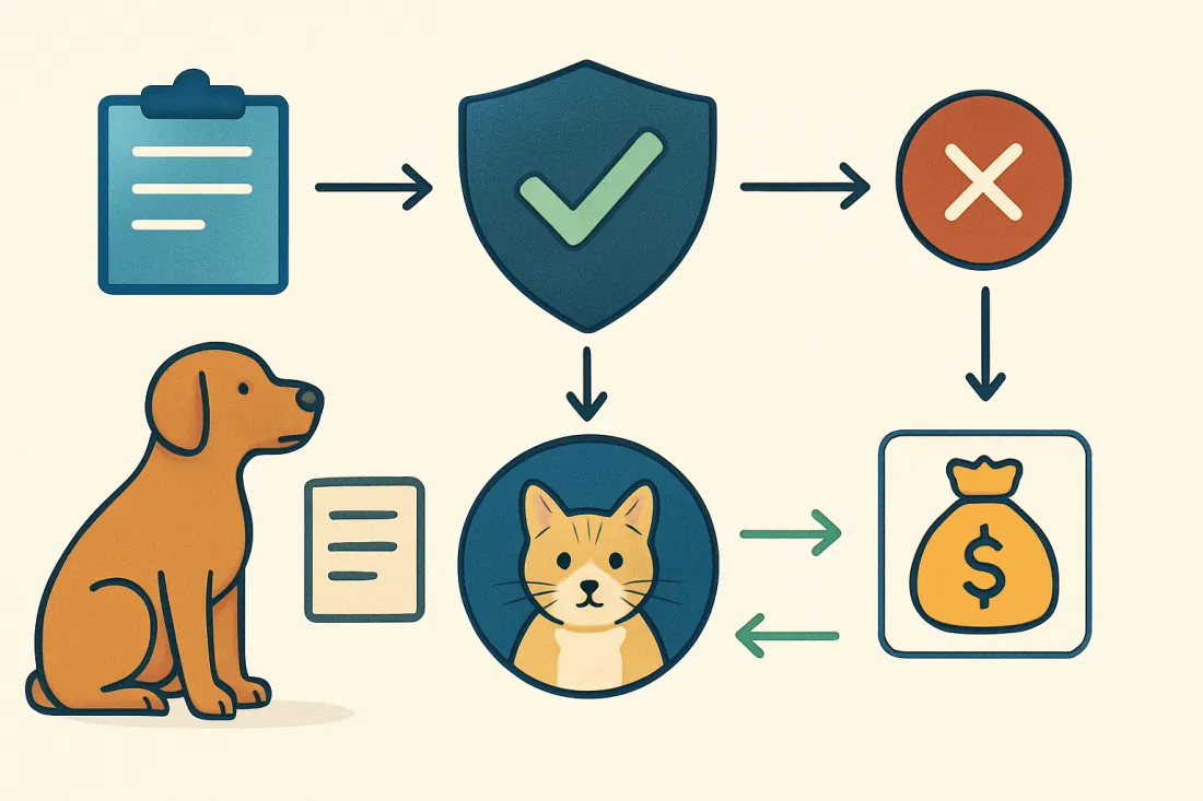 Best pet insurance for chronic conditions: diagram of key elements
