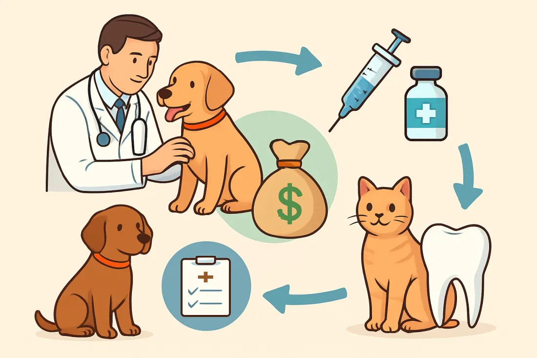 Affordable preventive care for pets: diagram of key elements
