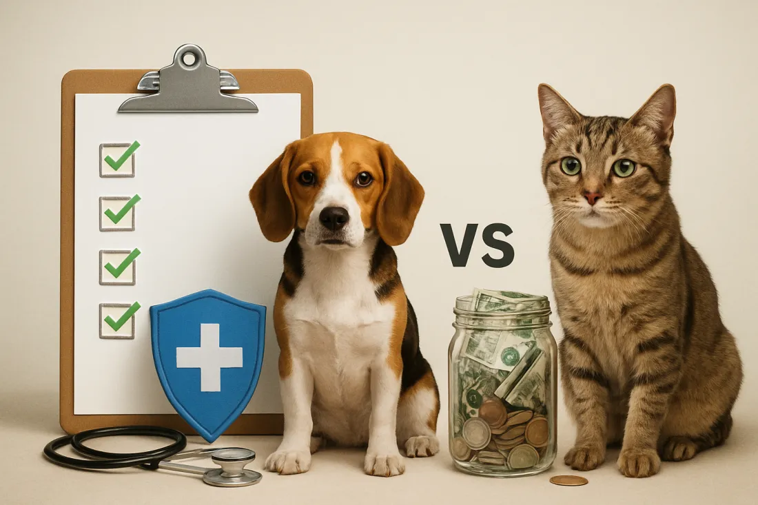 Is pet insurance worth it for dogs and cats: visual comparison of options
