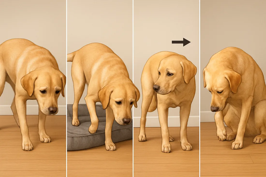 Early signs of arthritis in dogs: visual comparison of options