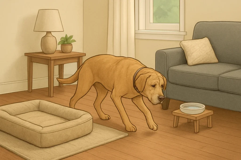 How to make a house comfortable for a dog with arthritis: practical guide illustration
