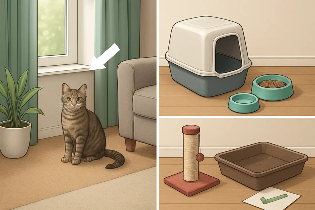How to pass a cat adoption home visit: visual comparison of options