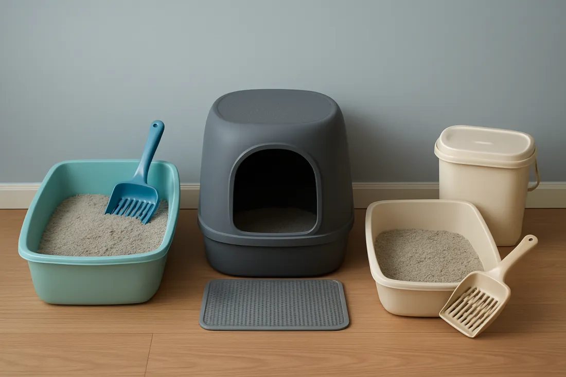 Daily litter box maintenance: visual comparison of options