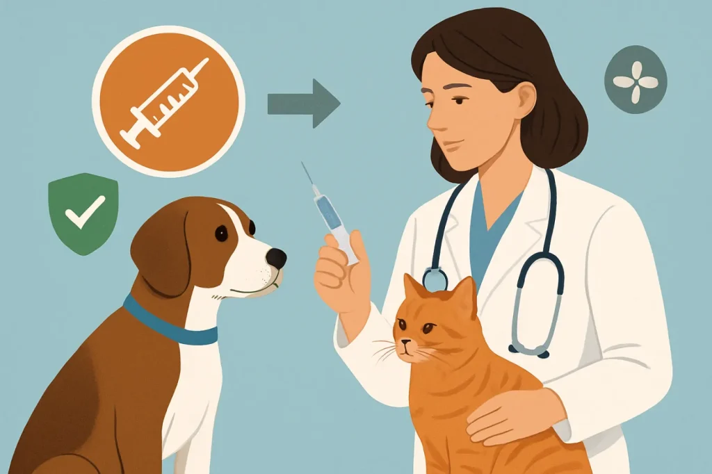 Health and vaccination requirements before adding another pet: practical guide illustration
