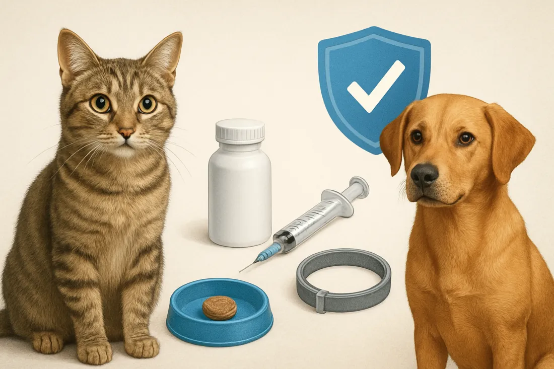 Health and vaccination requirements before adding another pet: visual comparison of options