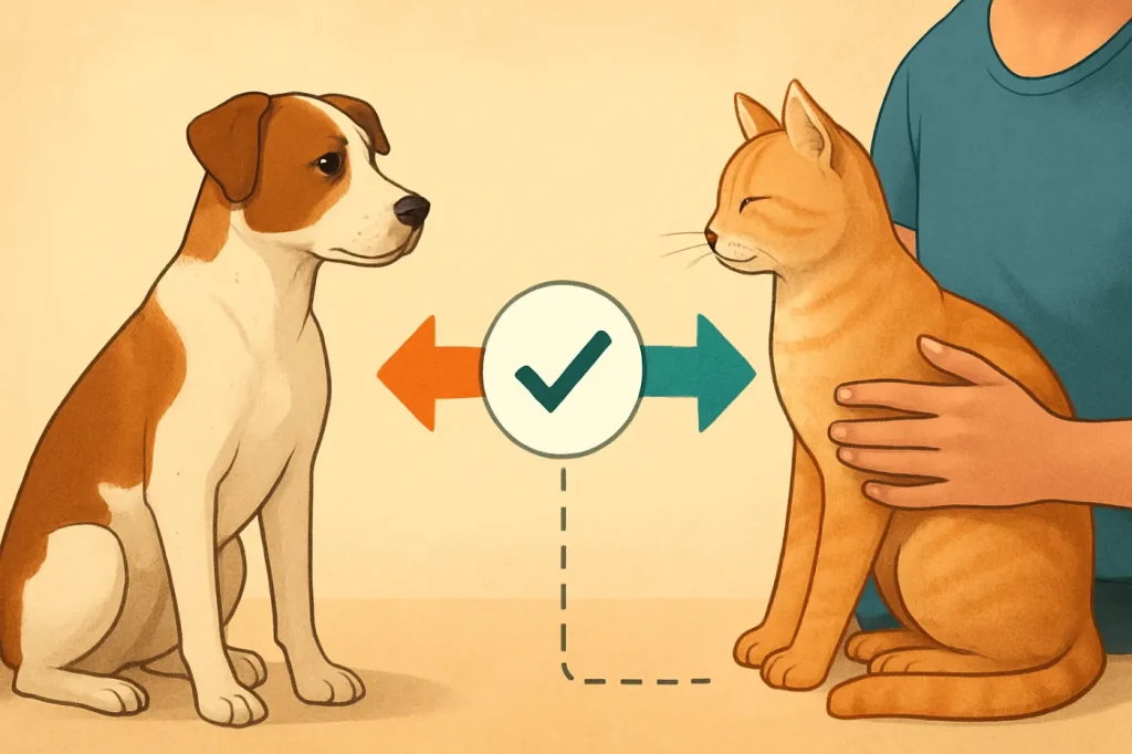 Choosing a second pet compatibility with existing dog or cat: practical guide illustration
