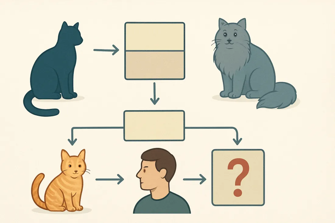 Cat breed temperament guide: diagram of key elements