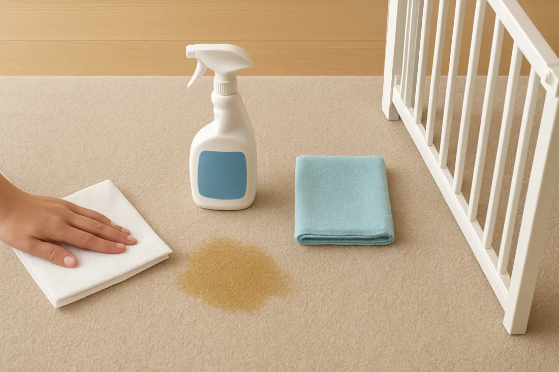 What to do when your dog pees on the carpet: visual comparison of options