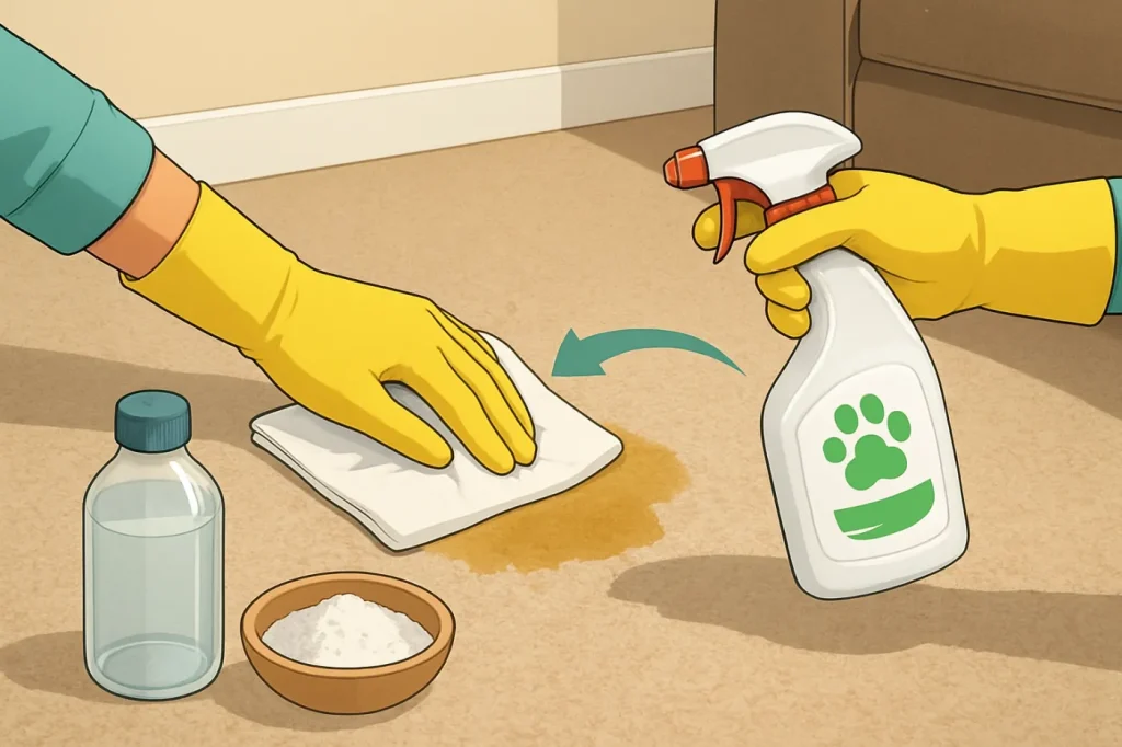 How to get dog urine smell out of carpet: practical guide illustration
