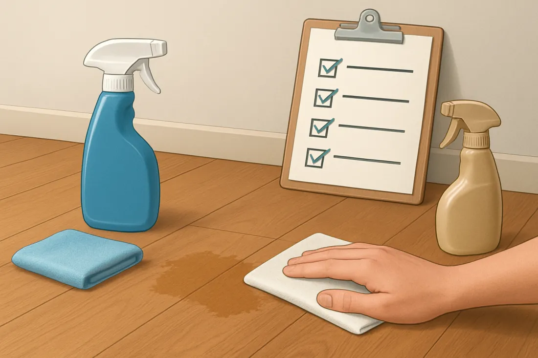 Cleaning pet urine from hardwood floors safely: practical checklist before acting