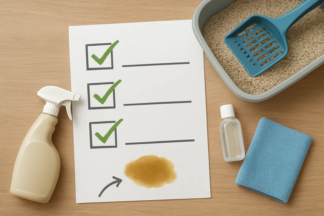How to get rid of cat urine smell in house: practical checklist before acting
