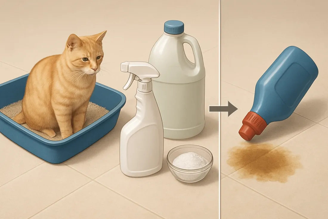 How to get rid of cat urine smell in house: visual comparison of options