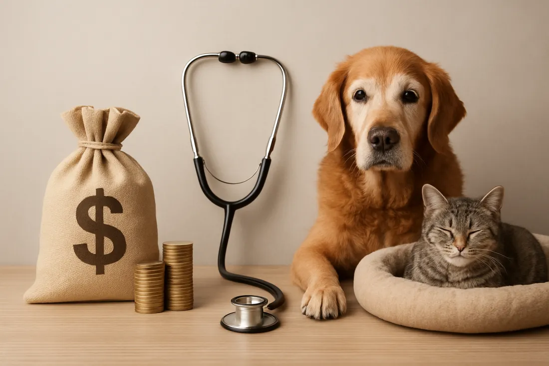 Planning for senior pet and end of life costs: visual comparison of options