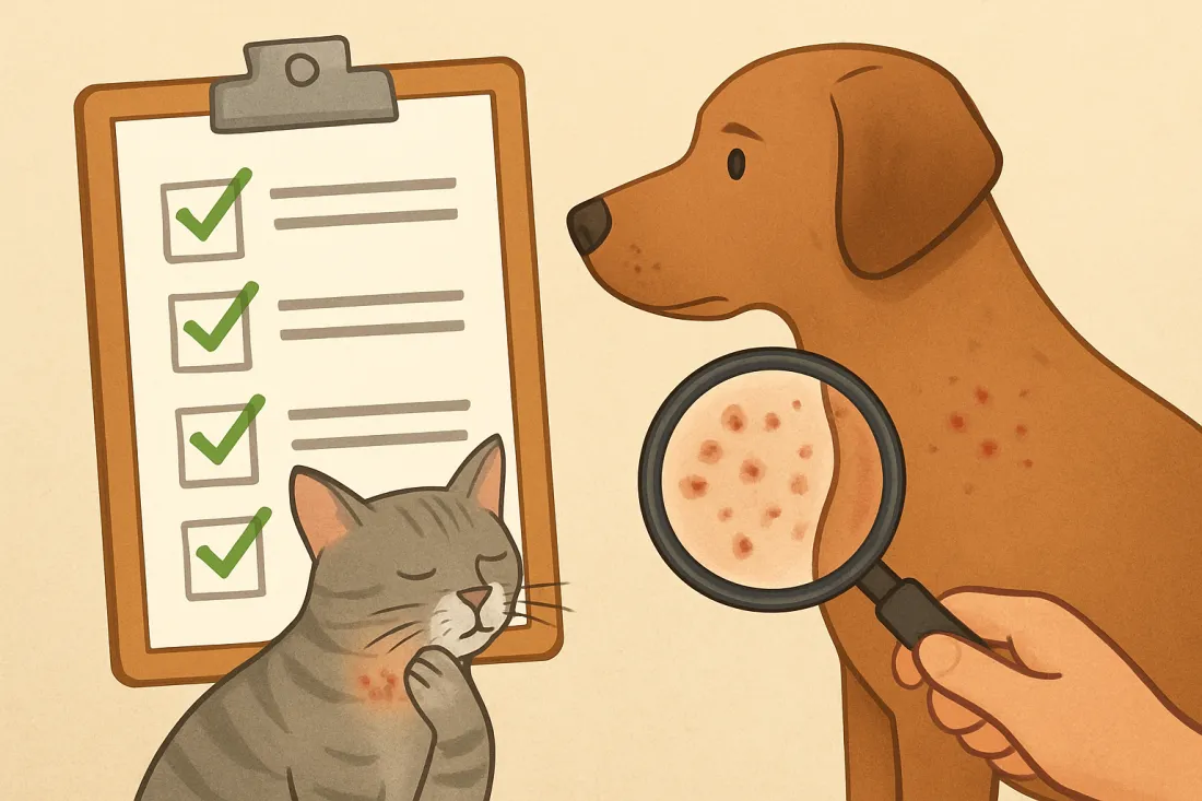 Signs of allergies in dogs and cats: practical checklist before acting