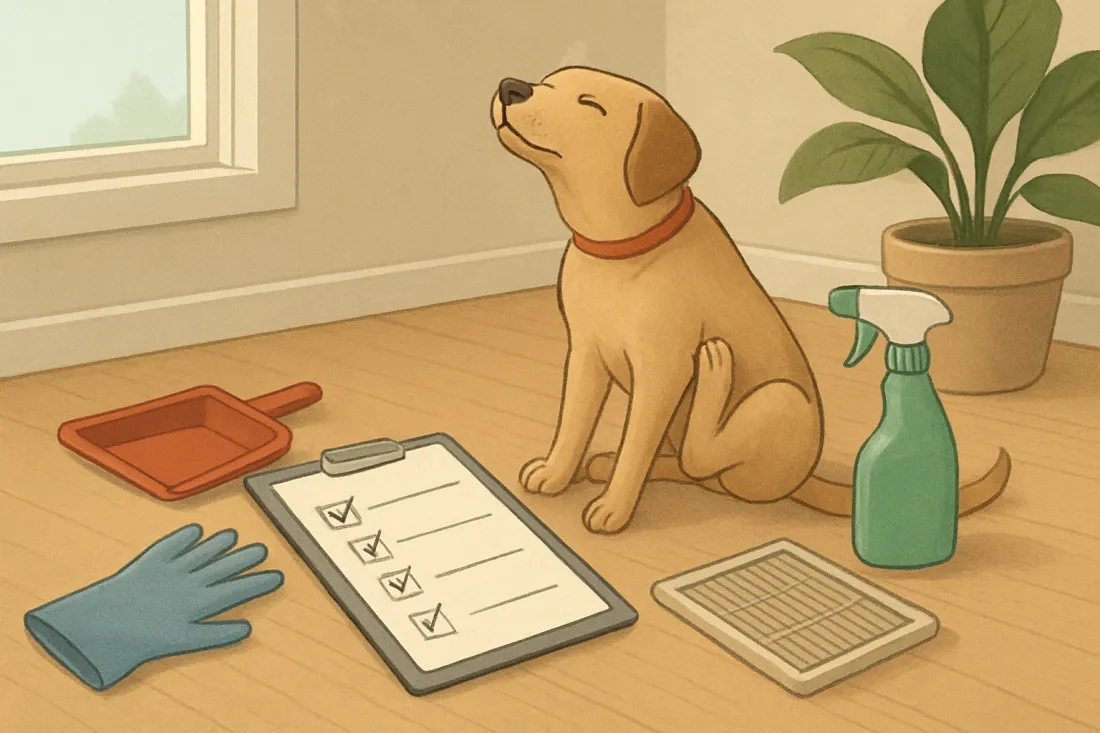 Environmental allergies in pets home management: practical checklist before acting