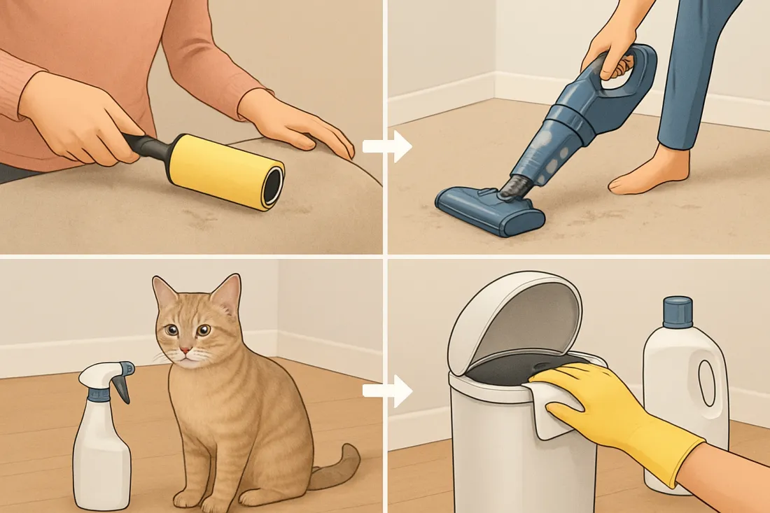 How to manage pet hair and odour at home: visual comparison of options