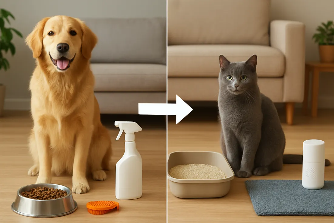 How to prevent dog and cat odours at home: visual comparison of options