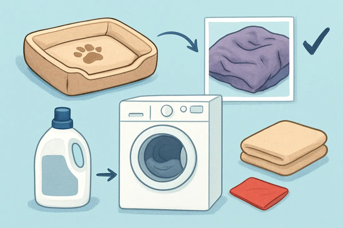 How to clean pet bedding and remove odour: practical checklist before acting