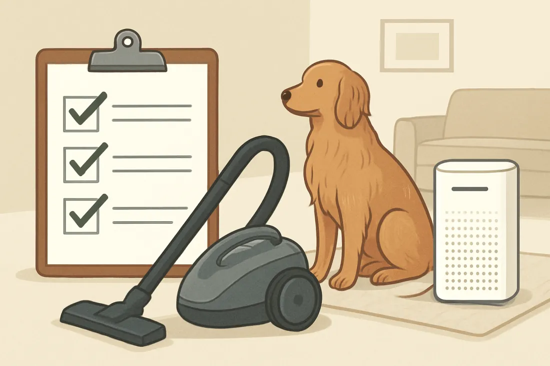 Reduce pet hair and dander in the home: practical checklist before acting
