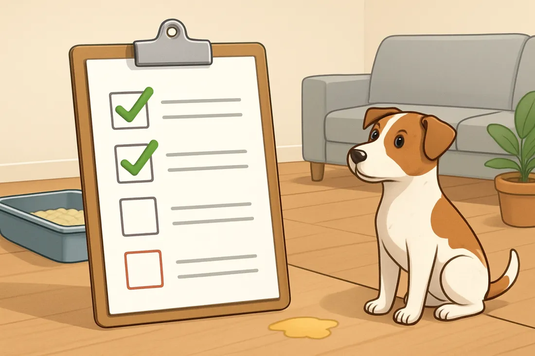 House training accident prevention: practical checklist before acting