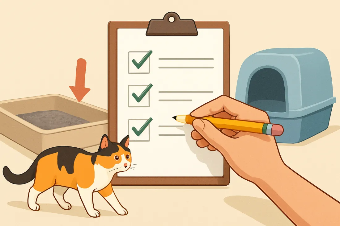 Cat litter box training accident prevention: practical checklist before acting
