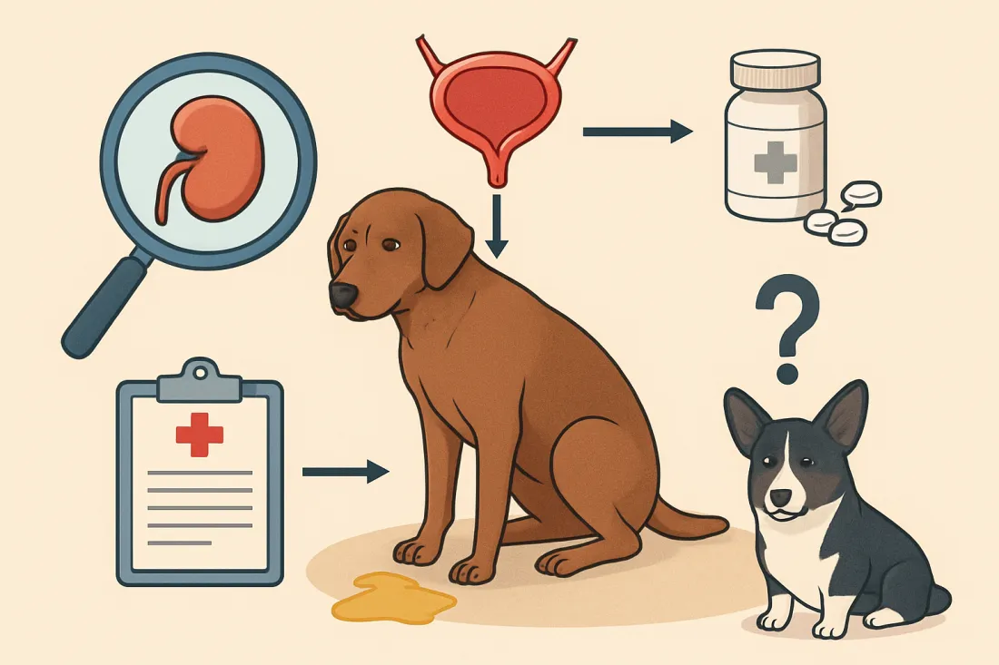 Medical causes of house soiling in adult dogs: diagram of key elements