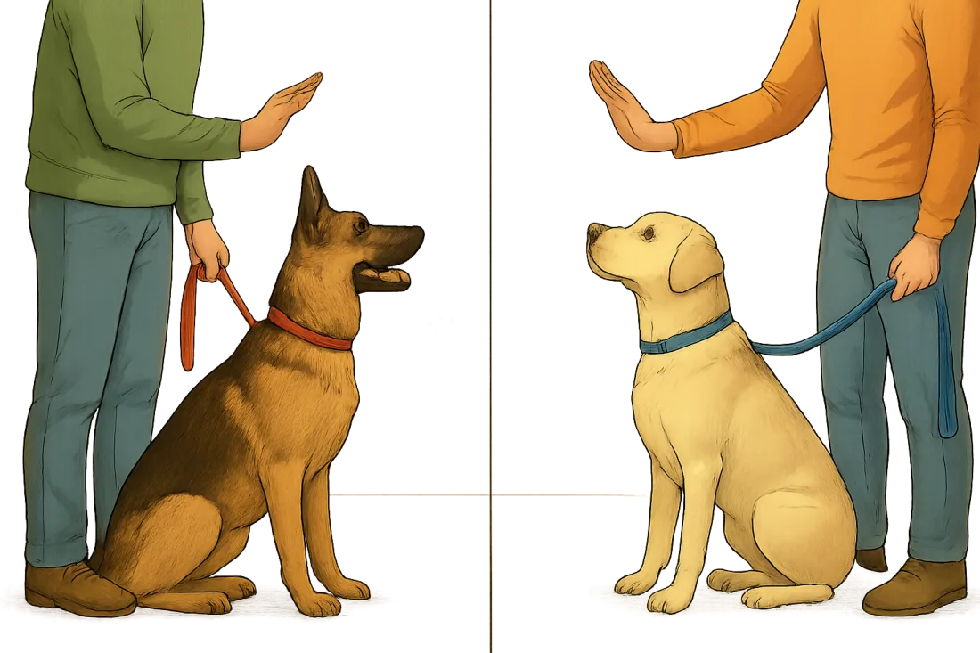 How pet temperament affects training and behaviour: visual comparison of options